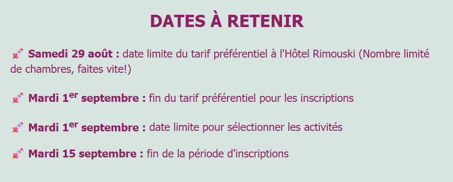 dates